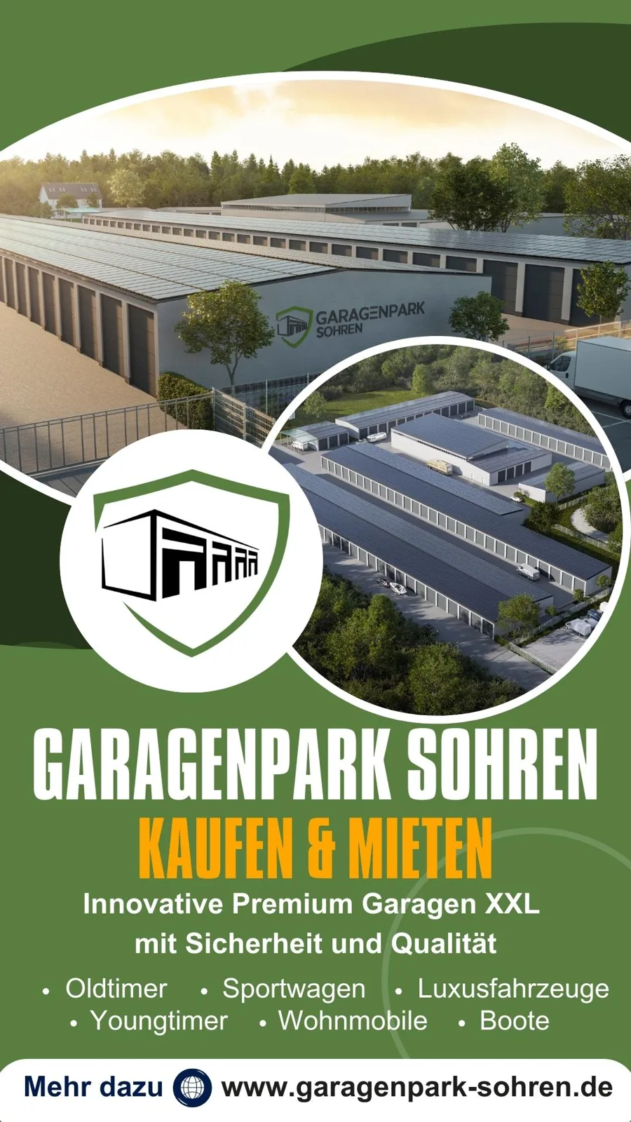 Garagenpark Sohren: XXL-Garagen im Hunsrück kaufen und mieten