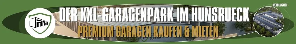 Garagenpark Sohren: XXL-Garagen im Hunsrück kaufen und mieten