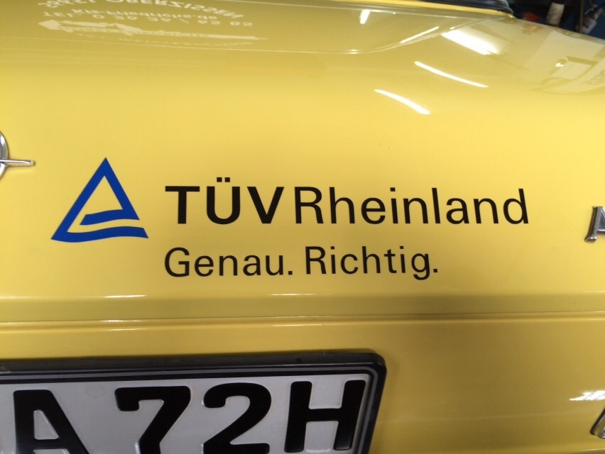 Werbepartner des KFZ-Friedrichs Team ist der TüV Rheinland