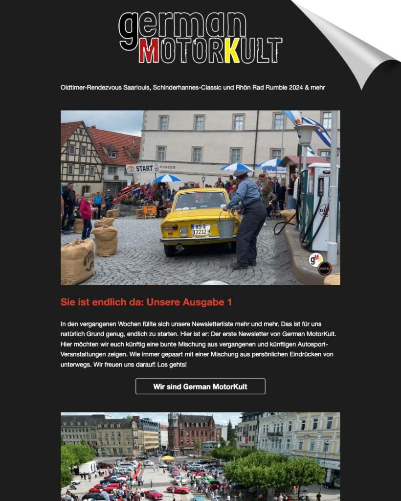 German MotorKult Newsletter